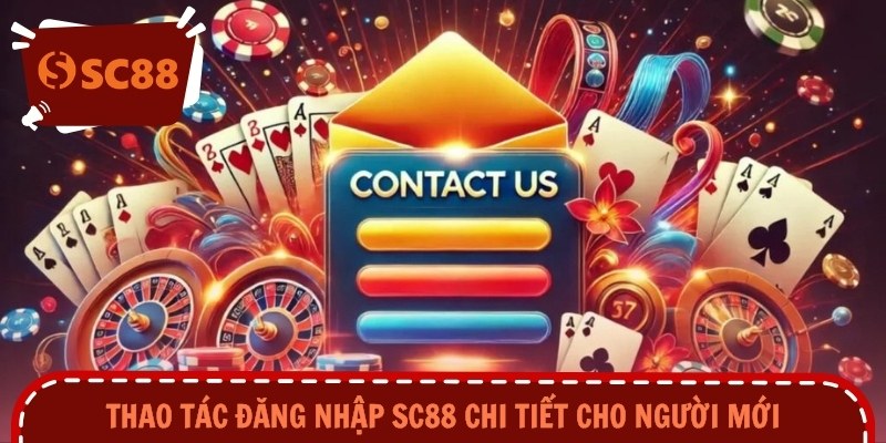 Thao tác đăng nhập SC88 chi tiết cho người mới